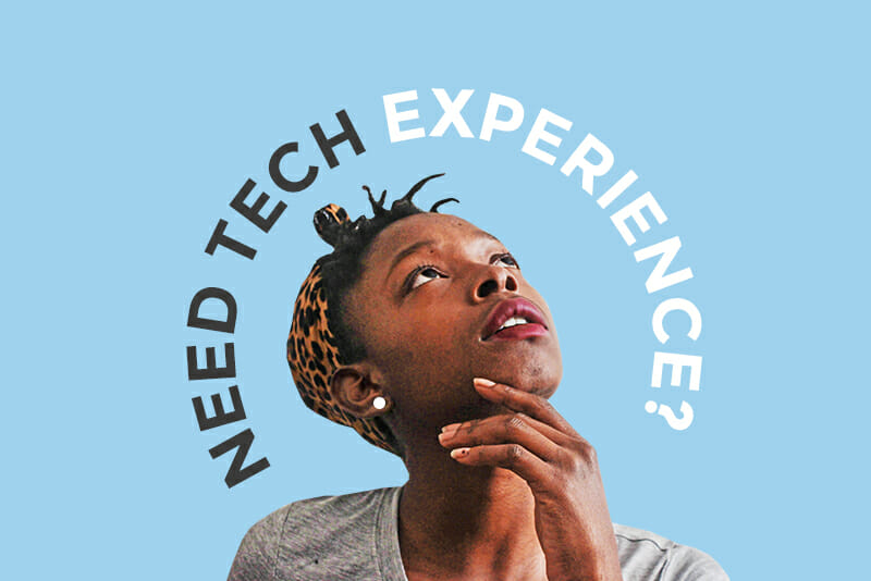 how to get experience in tech